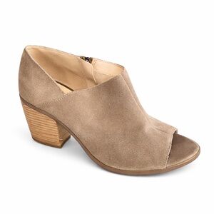 Sole Society tan suede leather booties size 8